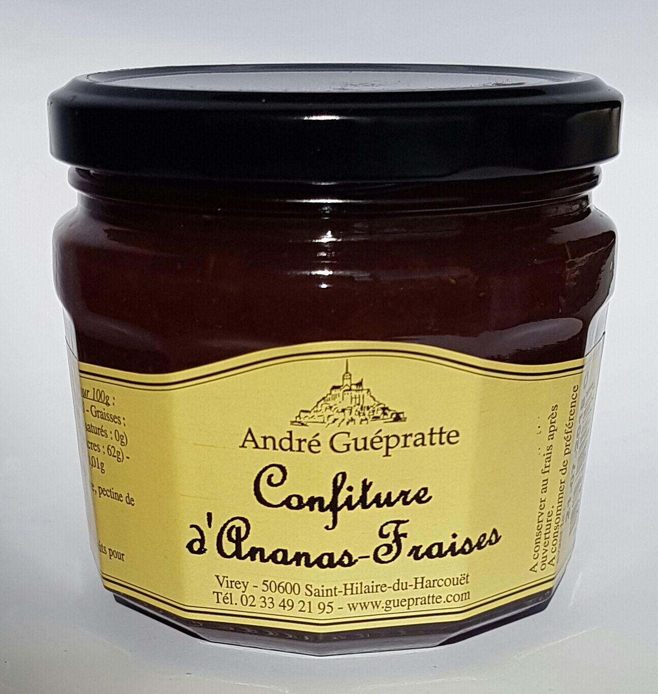 Confiture de Fraises et d'Ananas Artisanale