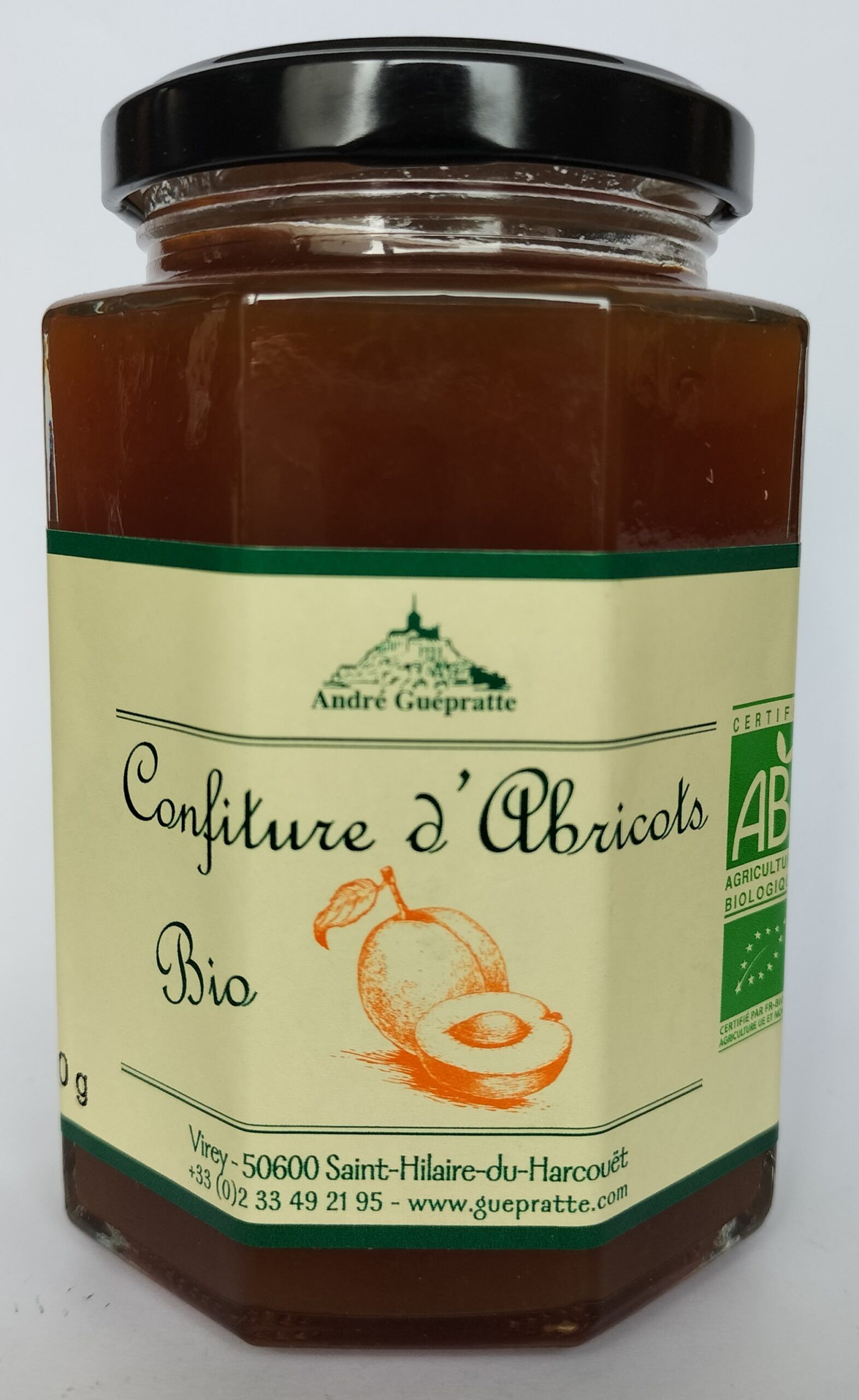 Confiture d'Abricots Biologique