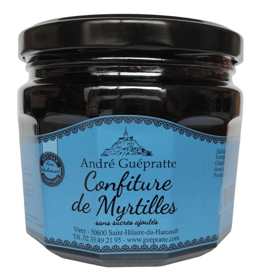 Confiture de Myrtilles sans sucre ajouté avec Maltitol