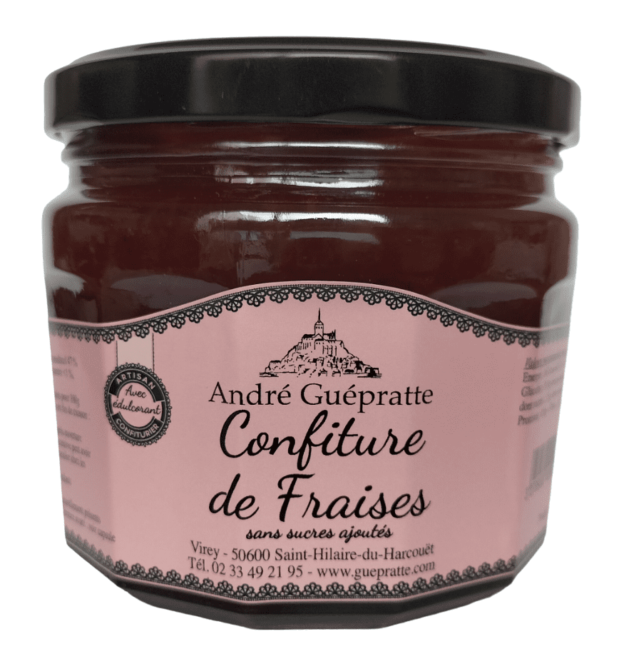 Confiture de Fraises sans sucre ajouté avec Maltitol