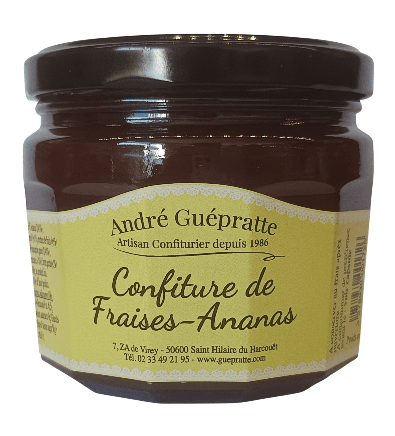 Confiture de Fraises et d'Ananas Artisanale