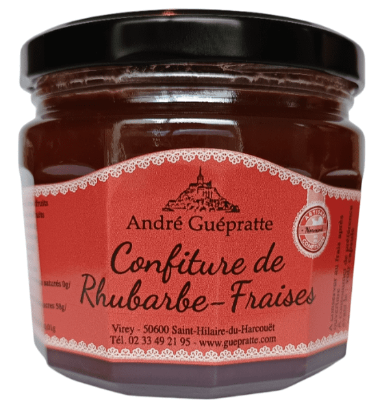 Confiture de Rhubarbe Fraises