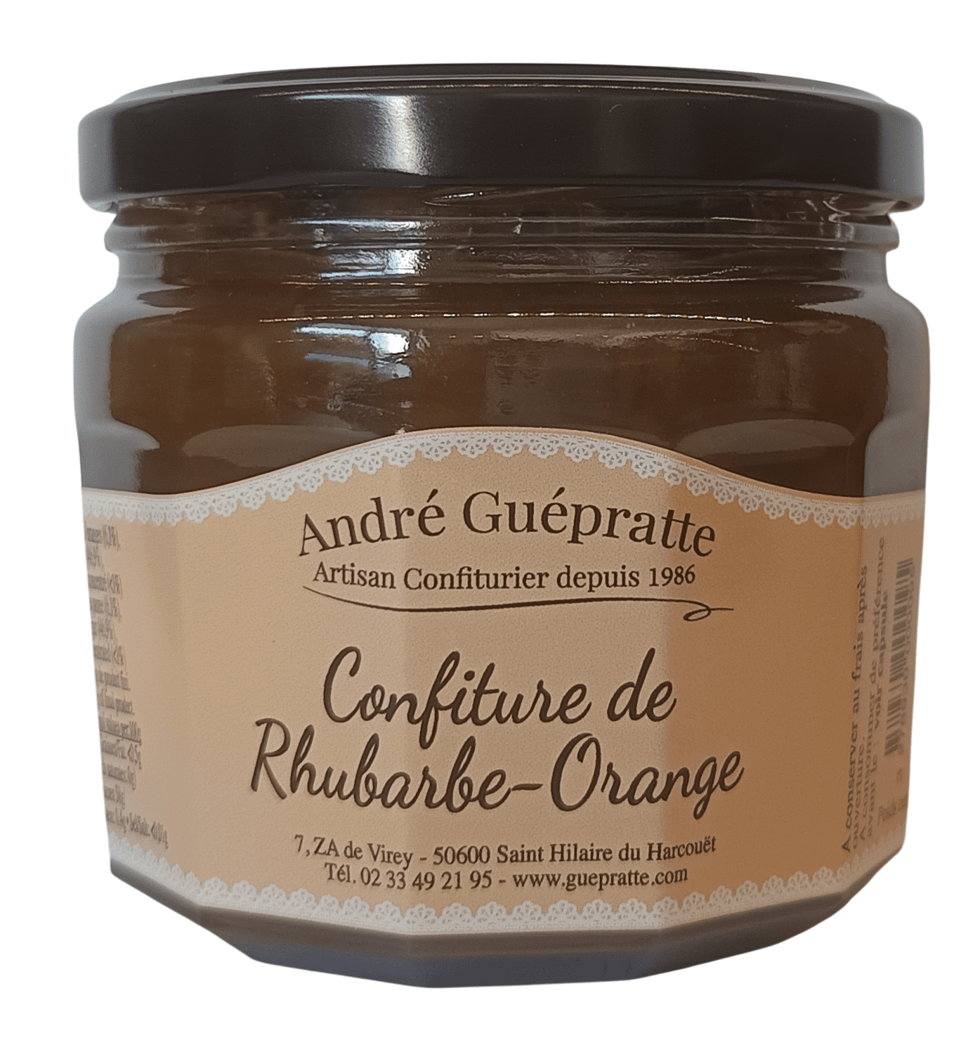 Confiture de Rhubarbe Orange