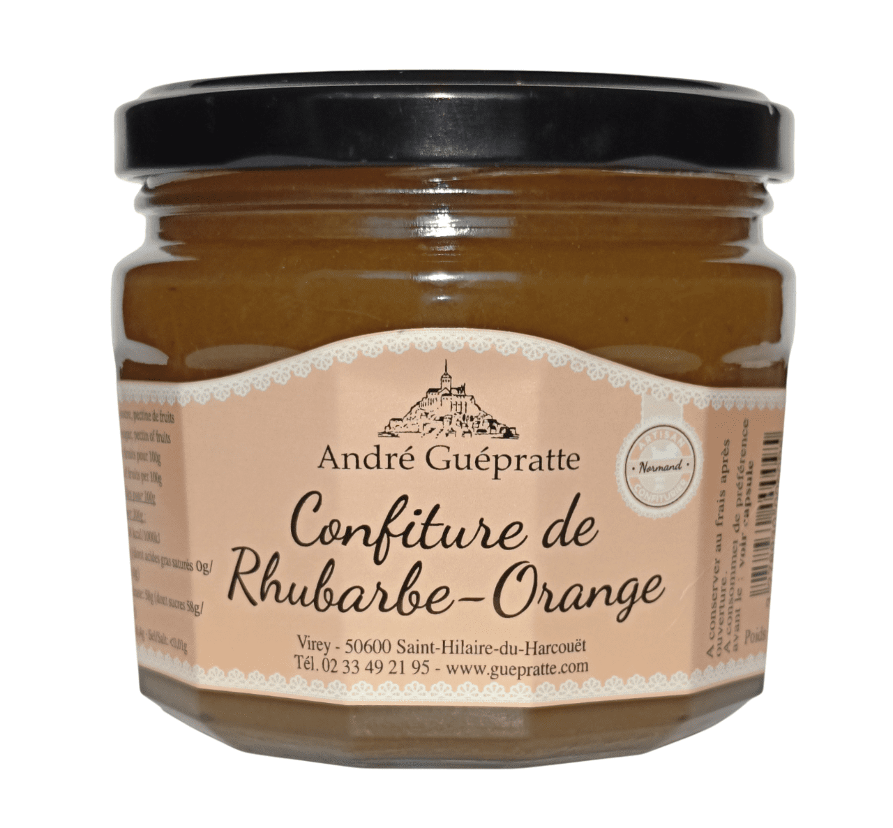 Confiture de Rhubarbe Orange