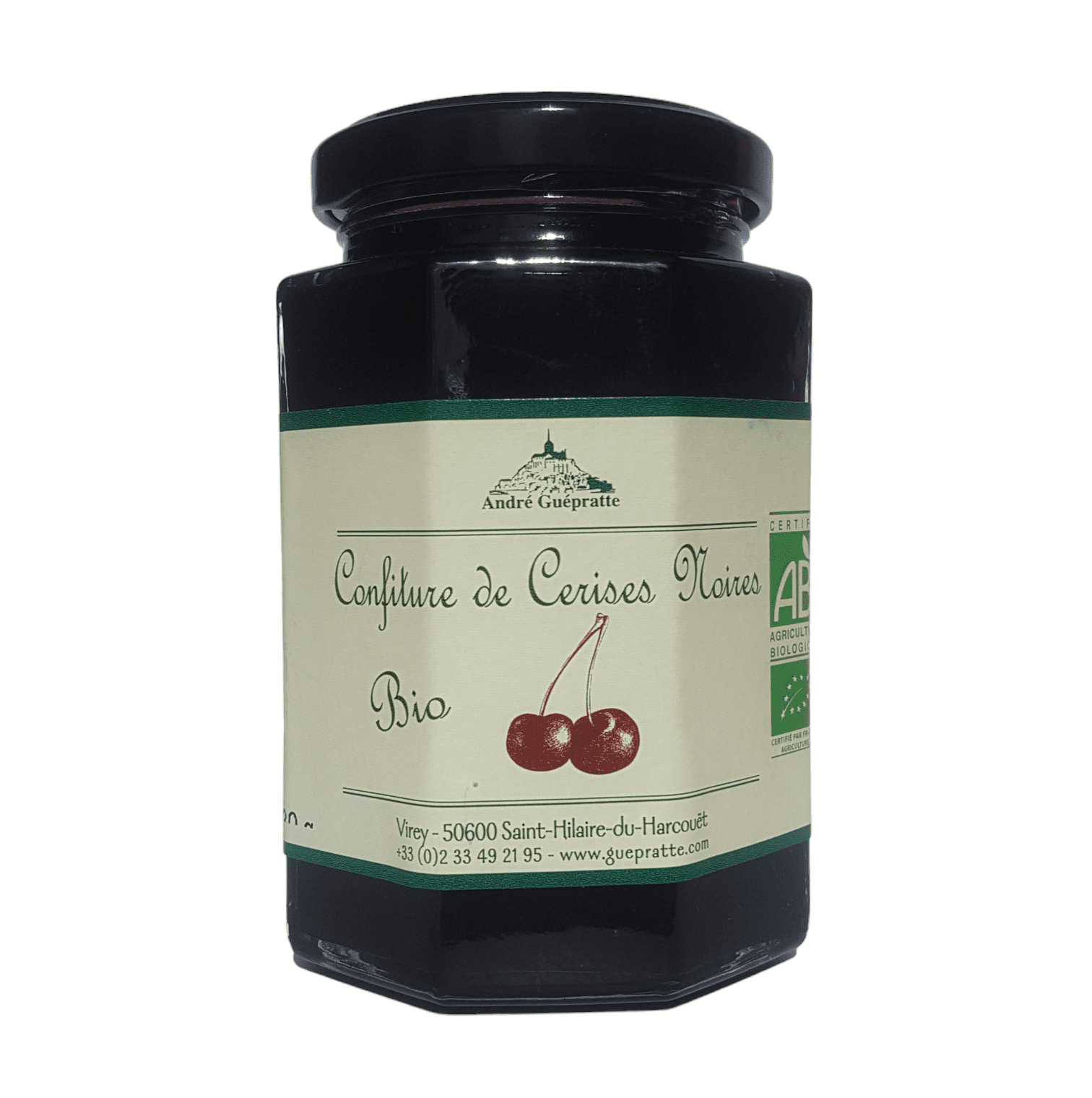 Confiture de Cerises noires Biologique