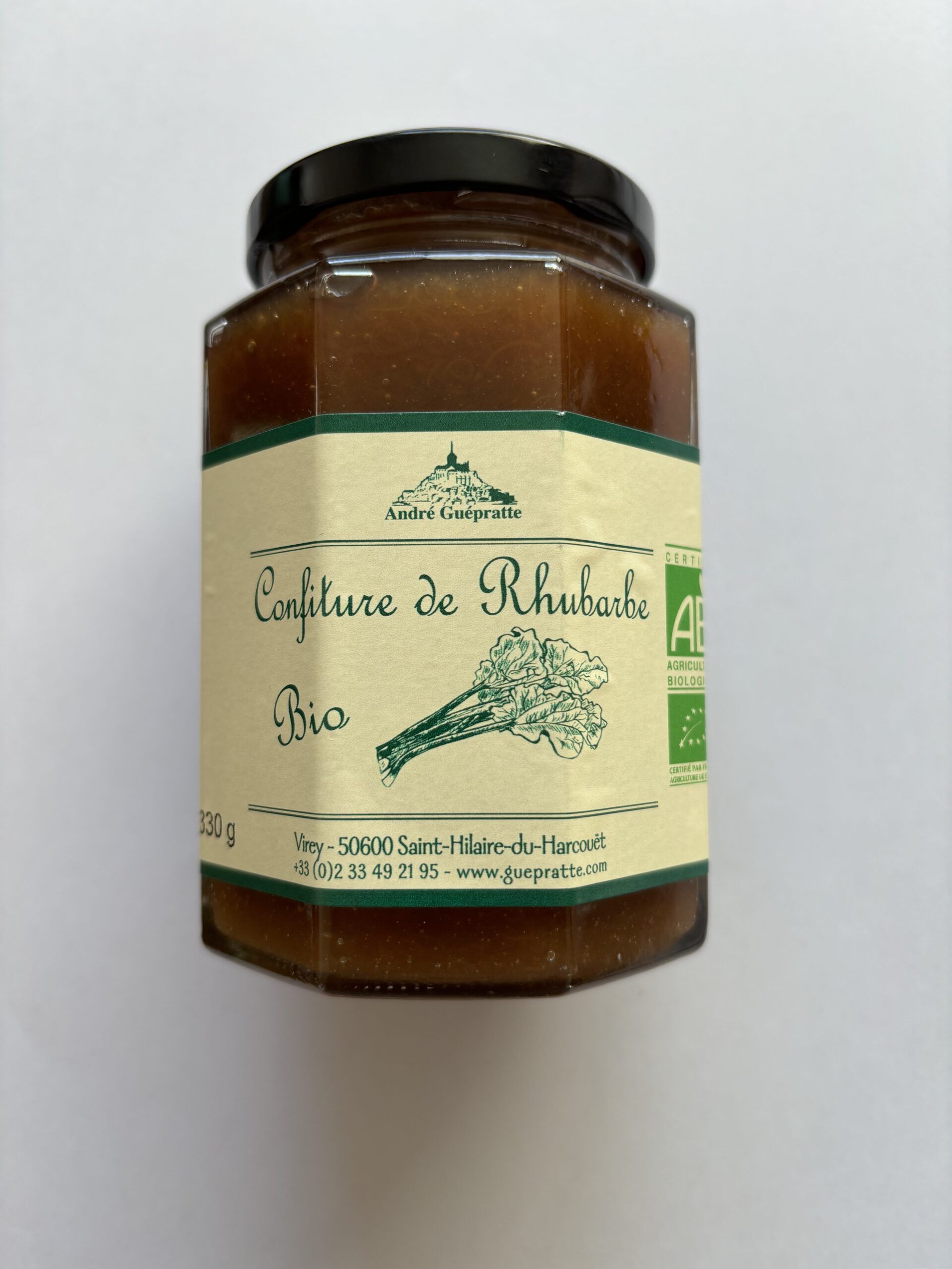 Confiture de Rhubarbe Biologique