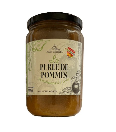 Purée de Pommes de Normandie à la Poire sans sucres ajoutés